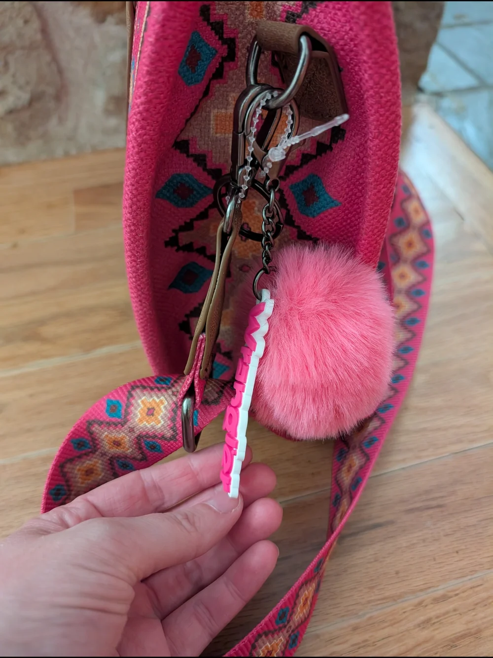 Wrangler pink aztec